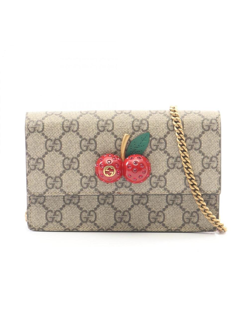 Gucci Cherry Gg Supreme Canvas Mini #321530G77B